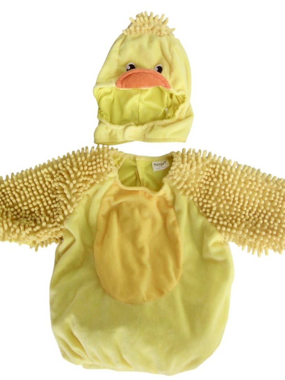 Yellow Duck Costume Shaggy Baby Bubble • Halloween